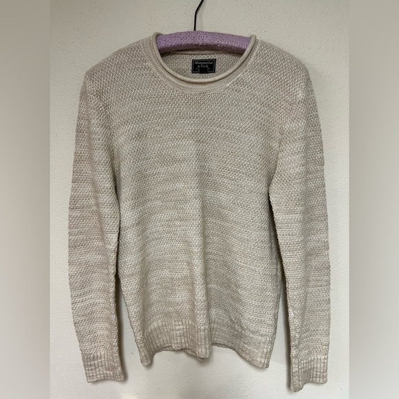 Abercrombie and Fitch Fisherman sweater cotton/linen blend small - Picture 2 of 7